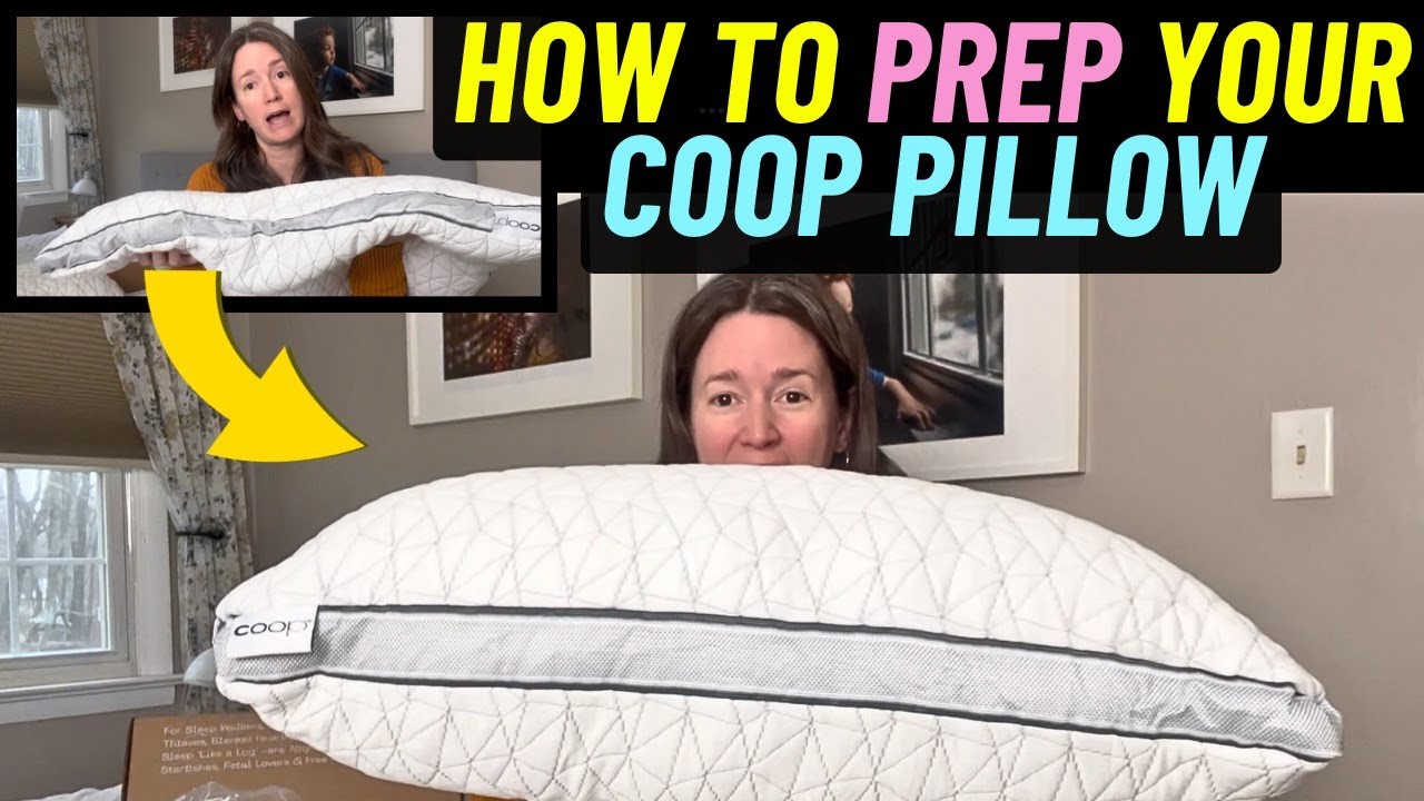 Coop Eden Cool Pillow Review and What to do when you Unbox your pillow for the first time!