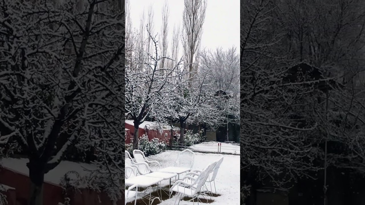 Subhanallah || Live Snow-falling Skardu 