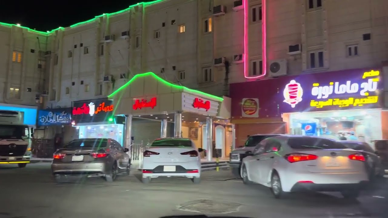 night view in sabya:jazan Saudi Arabia