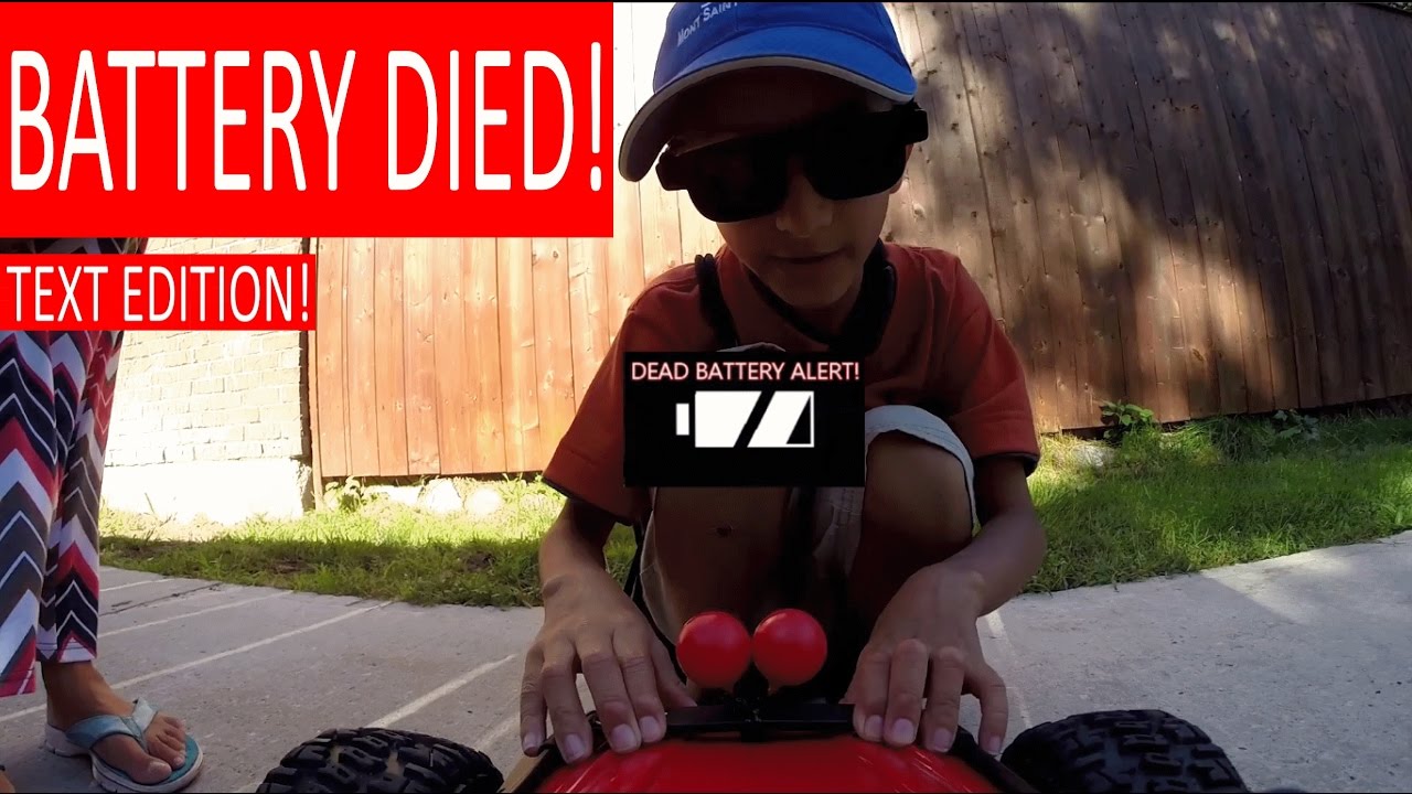 GUY HELPS RC CAR WITH DEAD BATTERY