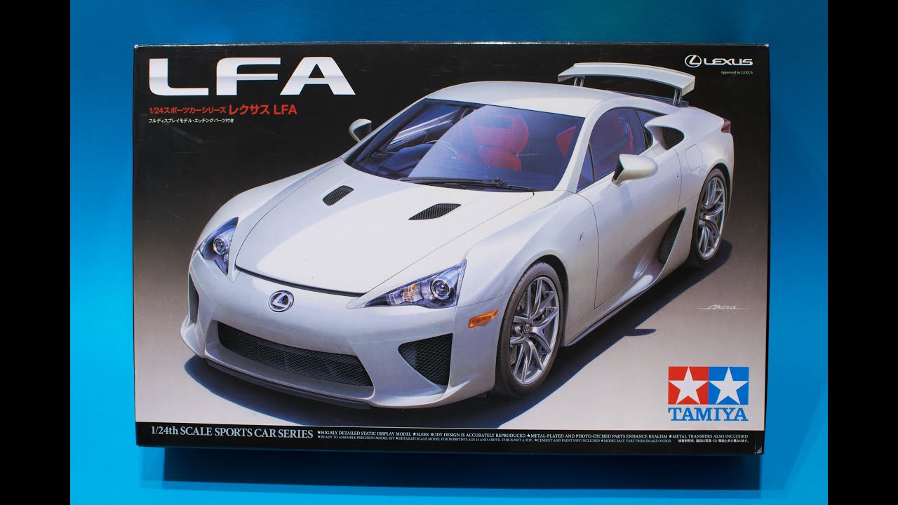 Tamiya 1/24 Lexus LFA Model Kit Review