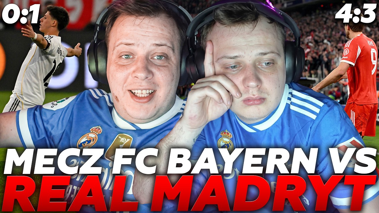 GOODIEZ OGLĄDA MECZ REAL MADRYT VS FC BAYERN | w/ NEEX, JAPCZAN, MARIO, NITRO