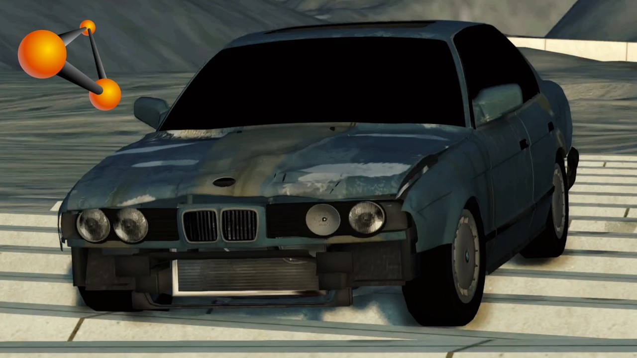 BMW E34 Necro (Old) (Crash-Test) | BeamNG.drive Alpha