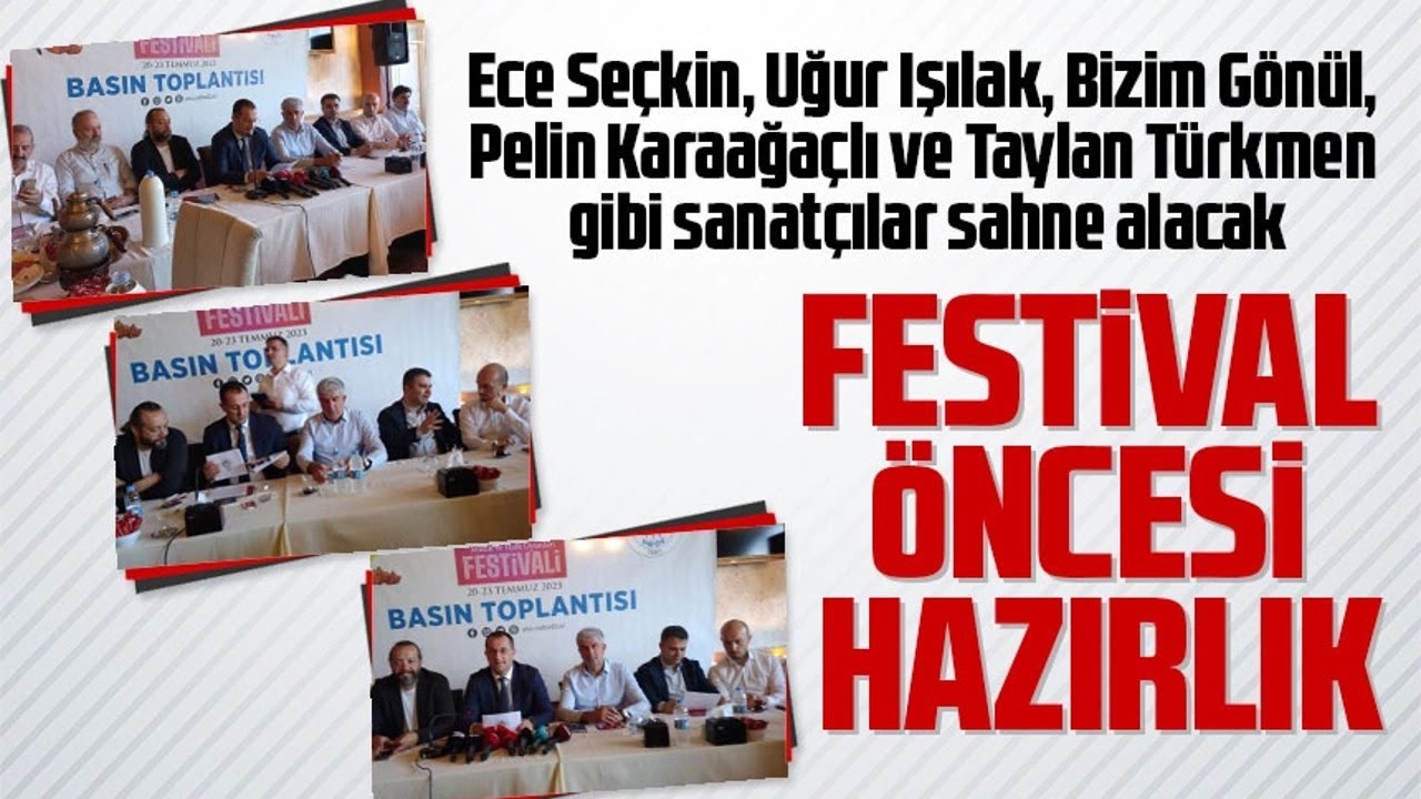 Ak&ccedil;aabat&rsquo;ta festival &ouml;ncesi hazırlık