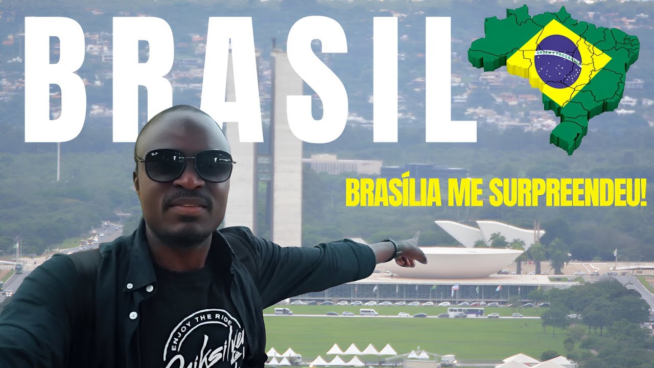 Estrangeiro da África descobre Brasília pela primeira vez 🇧🇷