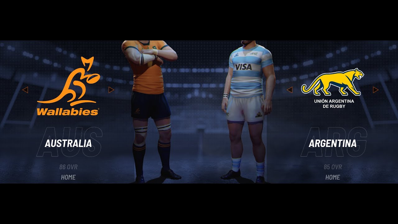 Rugby 25 Gameplay The Rugby Championship Round 4 Australia VS Argentina