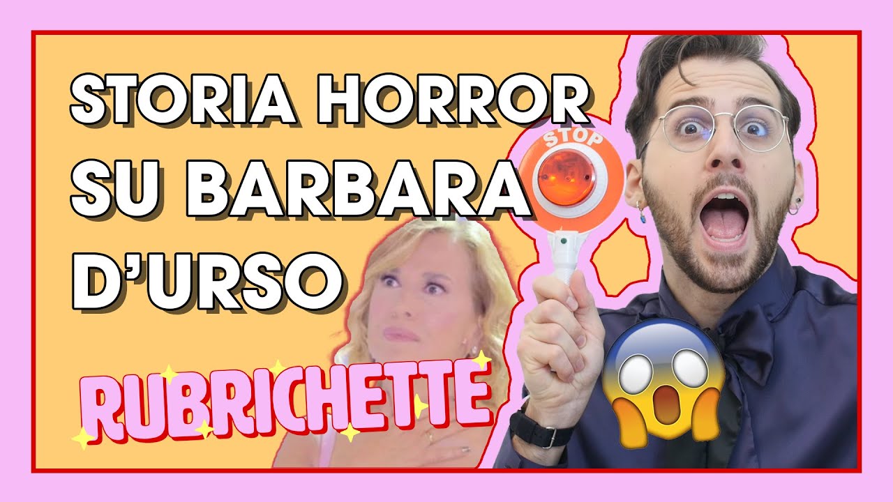 STORIA HORROR SU BARBARA D’URSO, AMANTI MINORENNI E MODA CARABINIERE | RUBRICHETTE ✨#34