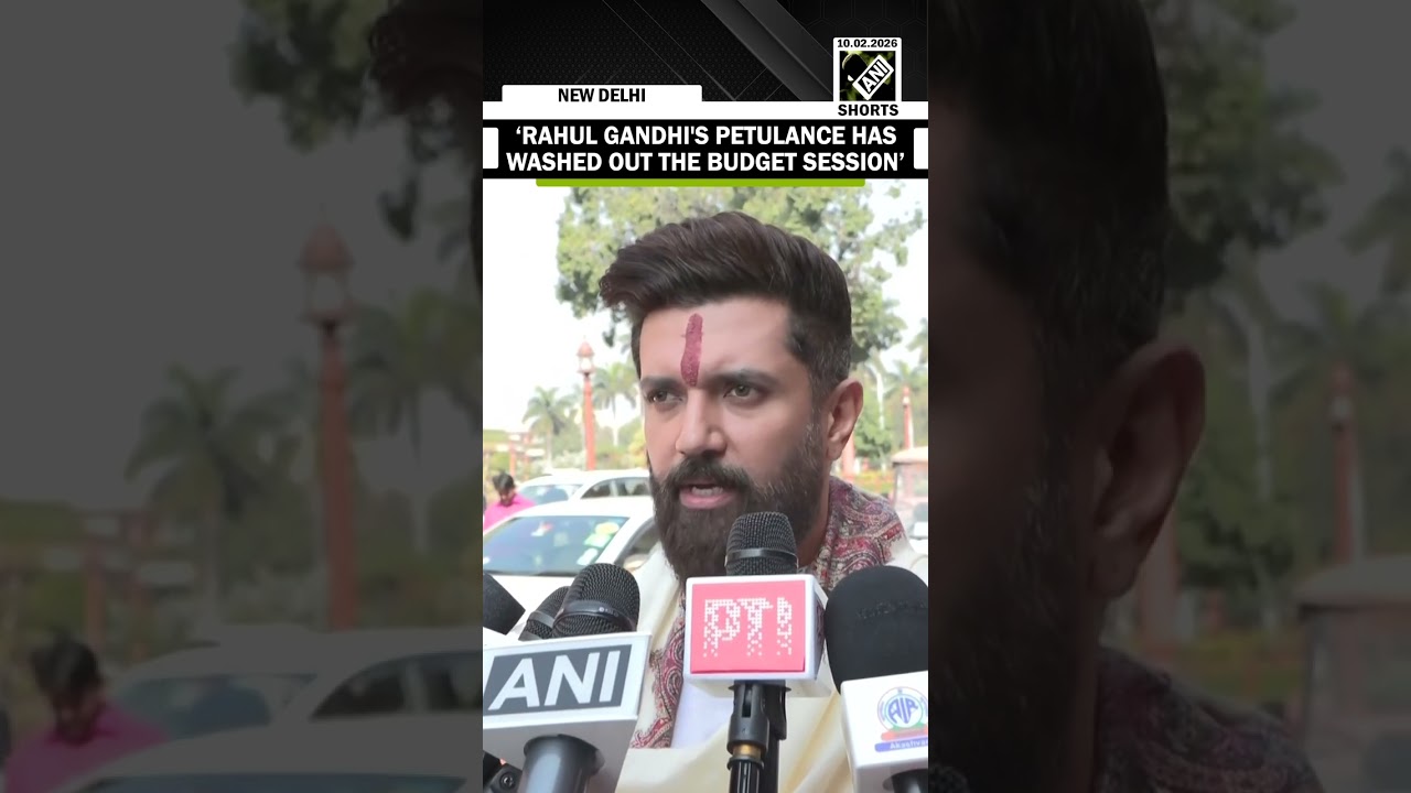 Rahul Gandhi's petulance has washed out the Budget session: Chirag Paswan over Opposition protest