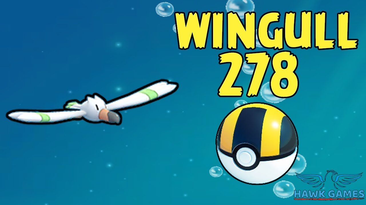 Shiny Wingull caught - Generation 3 Pokedex 278 - Pokemon GO [No Hack]