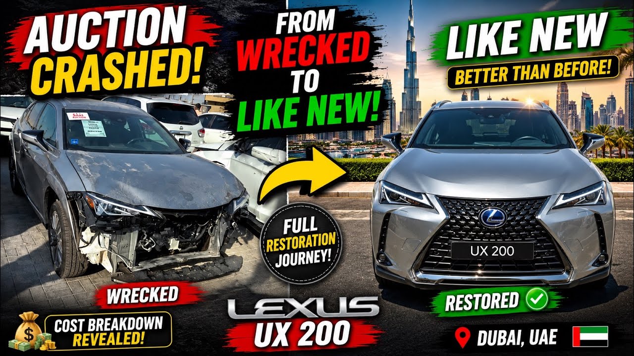 Transforming the Lexus UX 2022 Salvage Car Repair