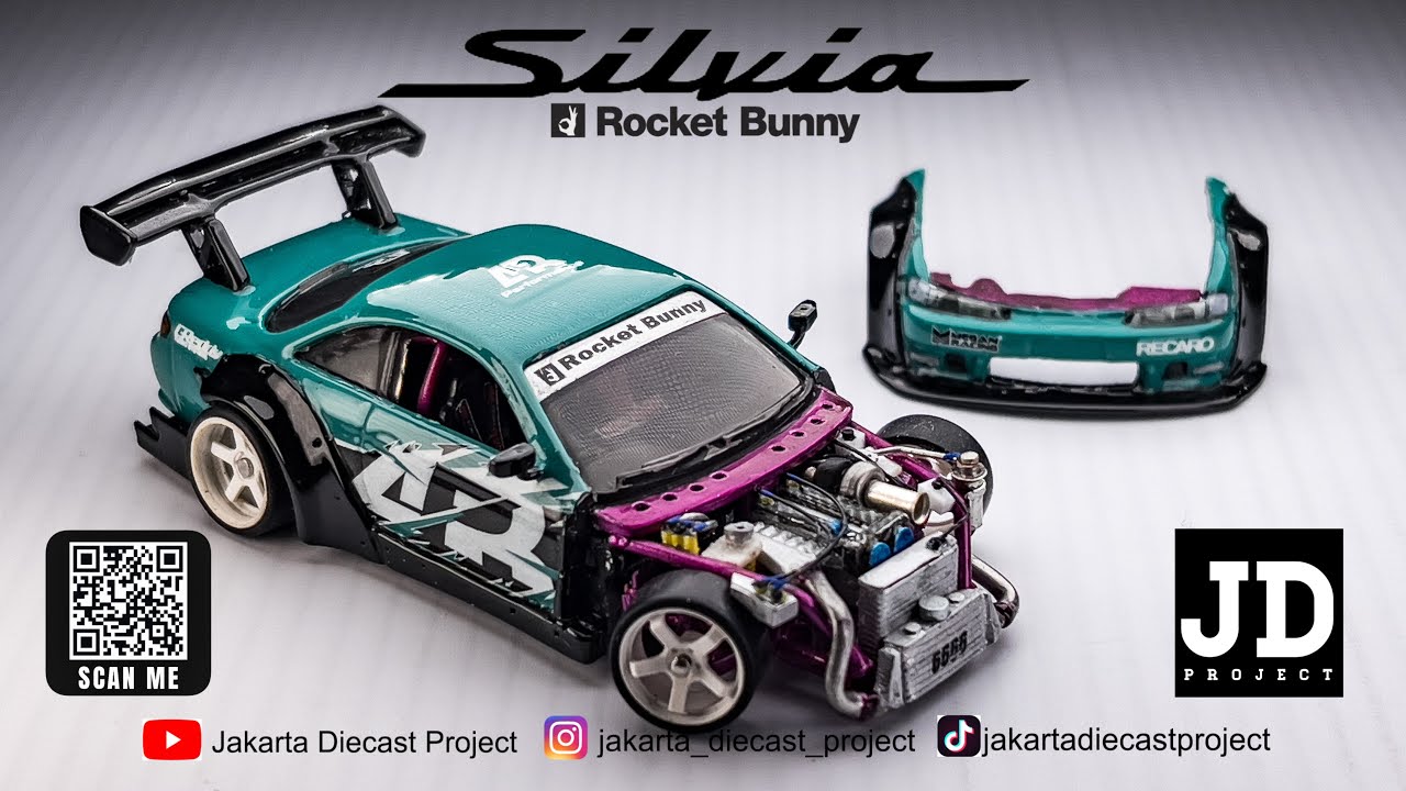 Nissan Silvia S14 Kouki Drift Hot Wheels Custom