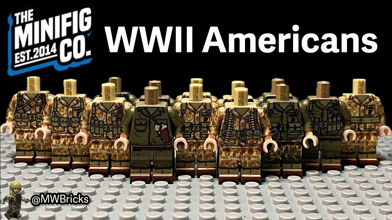 $250 of Custom Lego WWII American Soldiers | The Minifig Co. Haul EP1