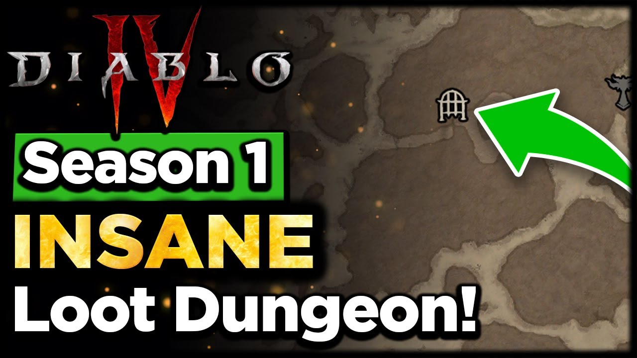 Diablo 4 - The BEST Drops per Hour Dungeon in Season 1! Full Efficiency Guide!