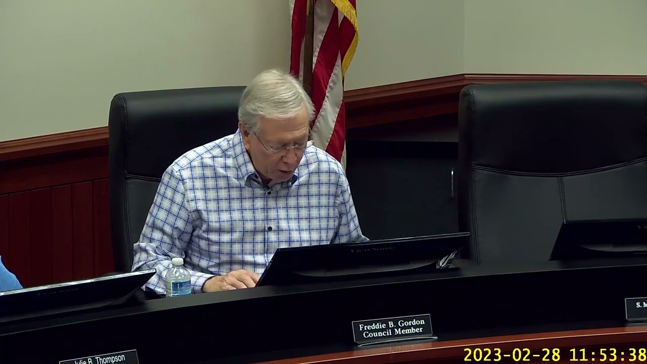 Feb. 28 Special City Council Meeting