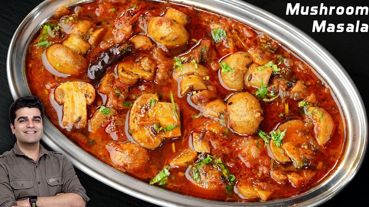 सर्दियों में मशरुम मसाला की ऐसी रेसिपी की नॉन वेग भी फ़ैल हो जायेगा -PRESSURE COOKER MUSHROOM MASALA