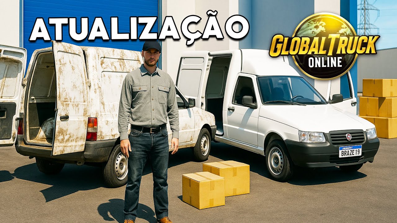 SAIU ATUALIZAÇÃO DO GLOBAL TRUCK ONLINE - COMPREI O NOVO VEÍCULO USADO e REFORMEI