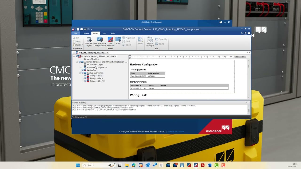 3- OMICRON TU – Ramping Module
