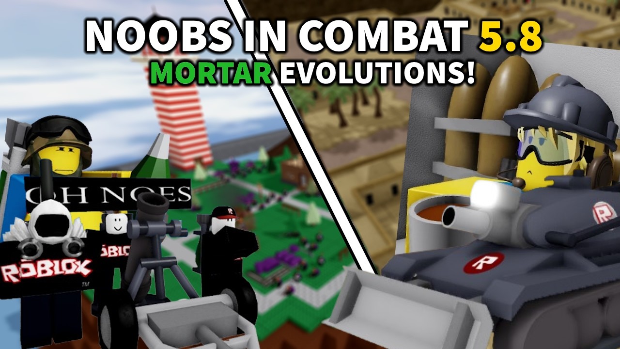 NiC 5.8.0 update review - Mortar Evolutions, Battle tank CS, more maps | Noobs in combat Roblox