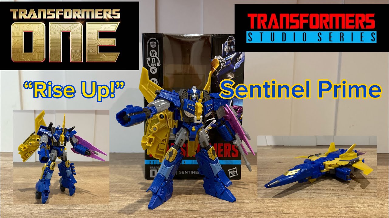Transformers Studio Series Voyager Class (TFOne) Sentinel Prime (Unbox and Review)