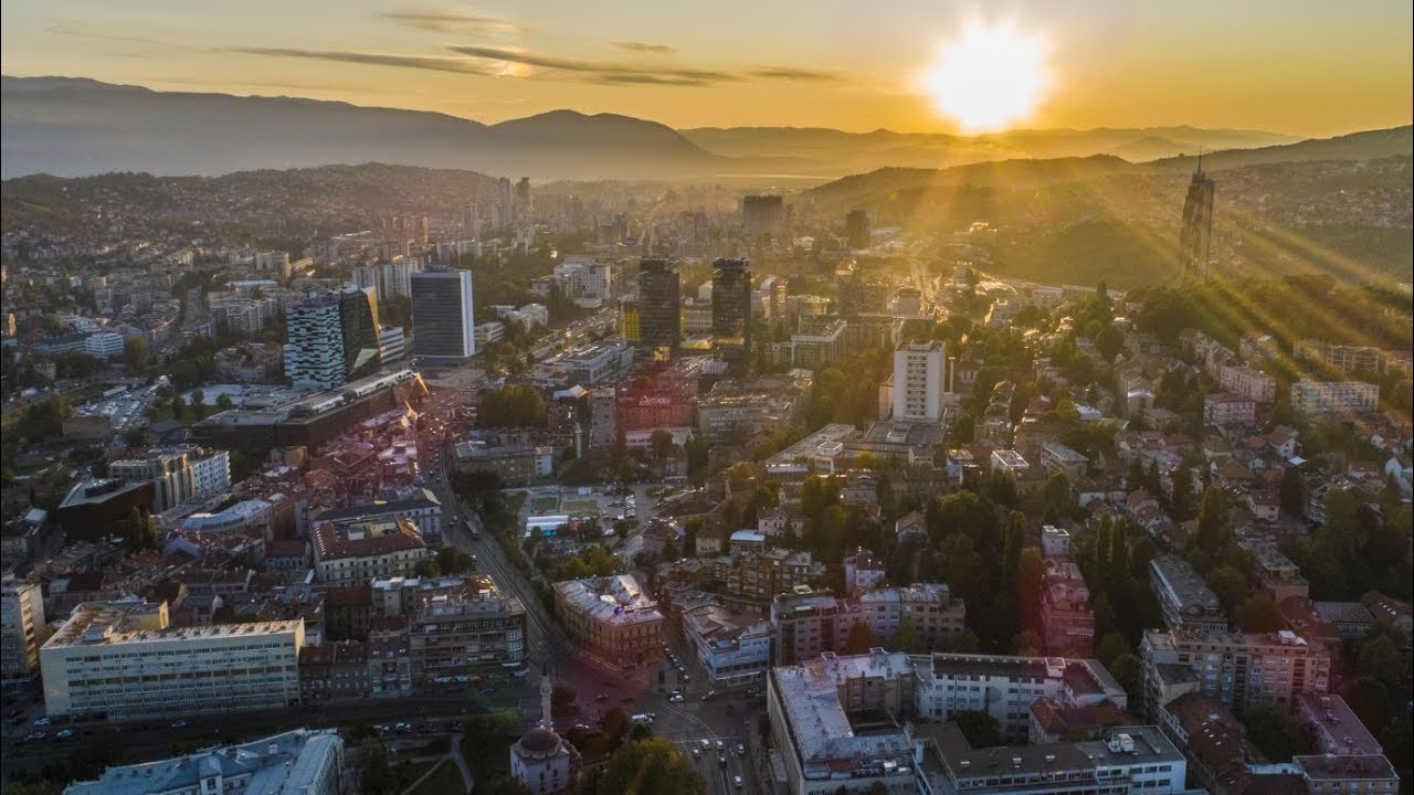 Sarajevo iz zraka - Dron.ba za N1