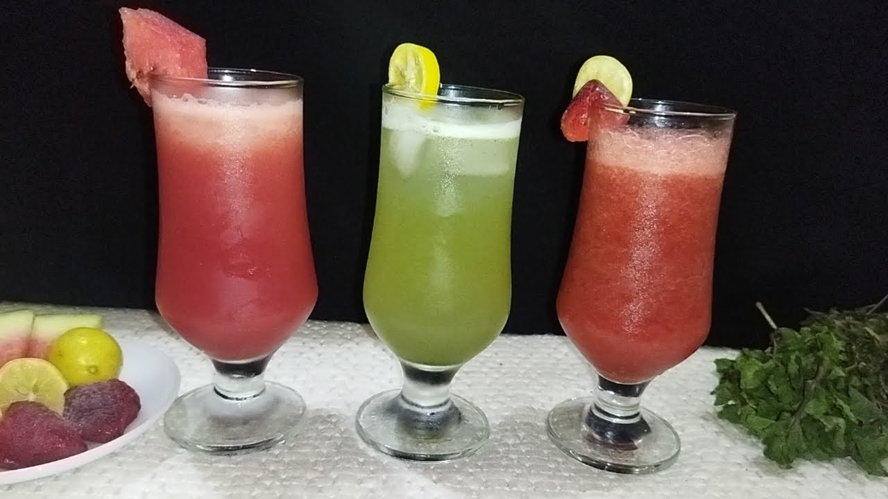 3 Types of Refreshing Drinks - Ramadan Iftar Special Drink - Ramzan Special Drinks Recipe