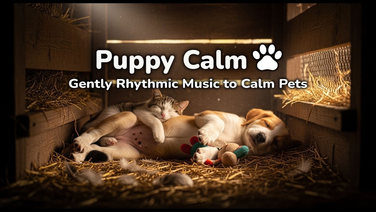 강아지와 고양이를 위한 수면 불안 해소 음악 사고 뭉치 두 친구 Barn Trouble Twins   Cozy Sleep Music for Dogs & Cats Puppy Calm