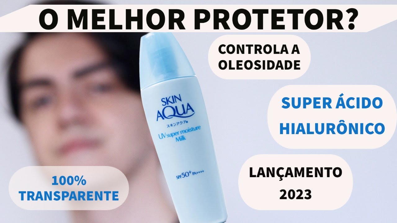 Protetor Solar Skin Aqua Super Moisture Milk 40g! Rohto Mentholatum - Lançamento 2023