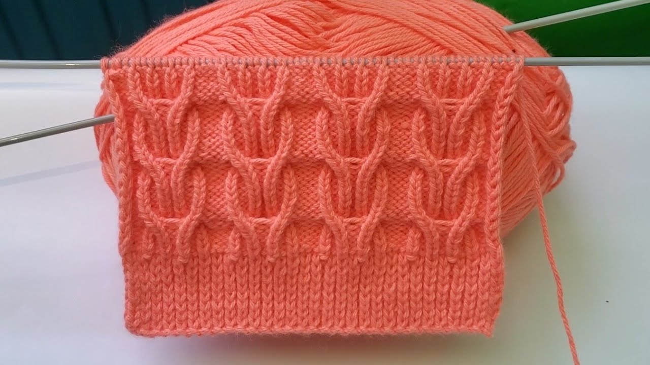 HERMOSO PATRÓN TEJIDO A DOS AGUJAS O PALITOS  | TEJIDOS SAMANTHA 💗  #tejer #tejido #crochet #diy