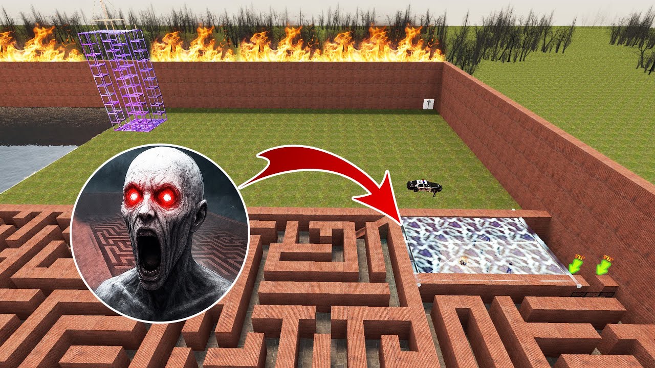 SCP-096 LOCKED IN AN ELECTRO CELL — CAN HE ESCAPE? In Garry's Mod