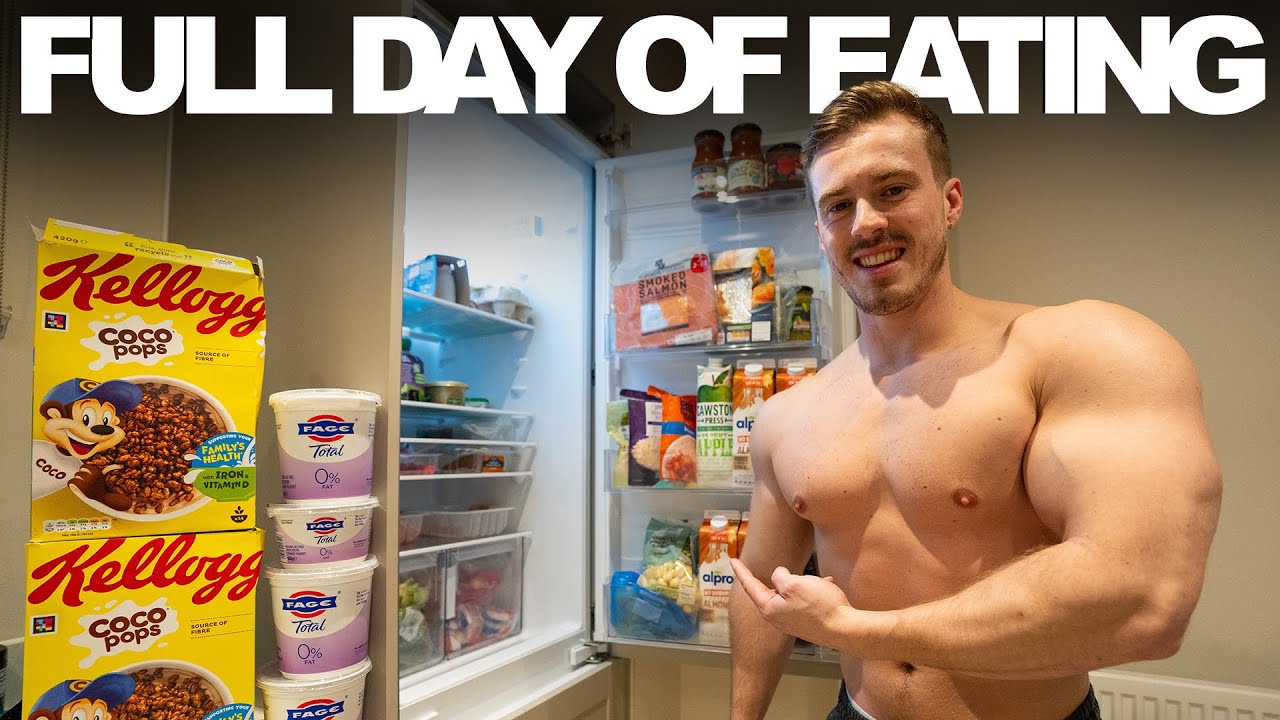 FULL DAY OF EATING / MY BULKING DIET AS A PRO NATURAL BODYBUILDER