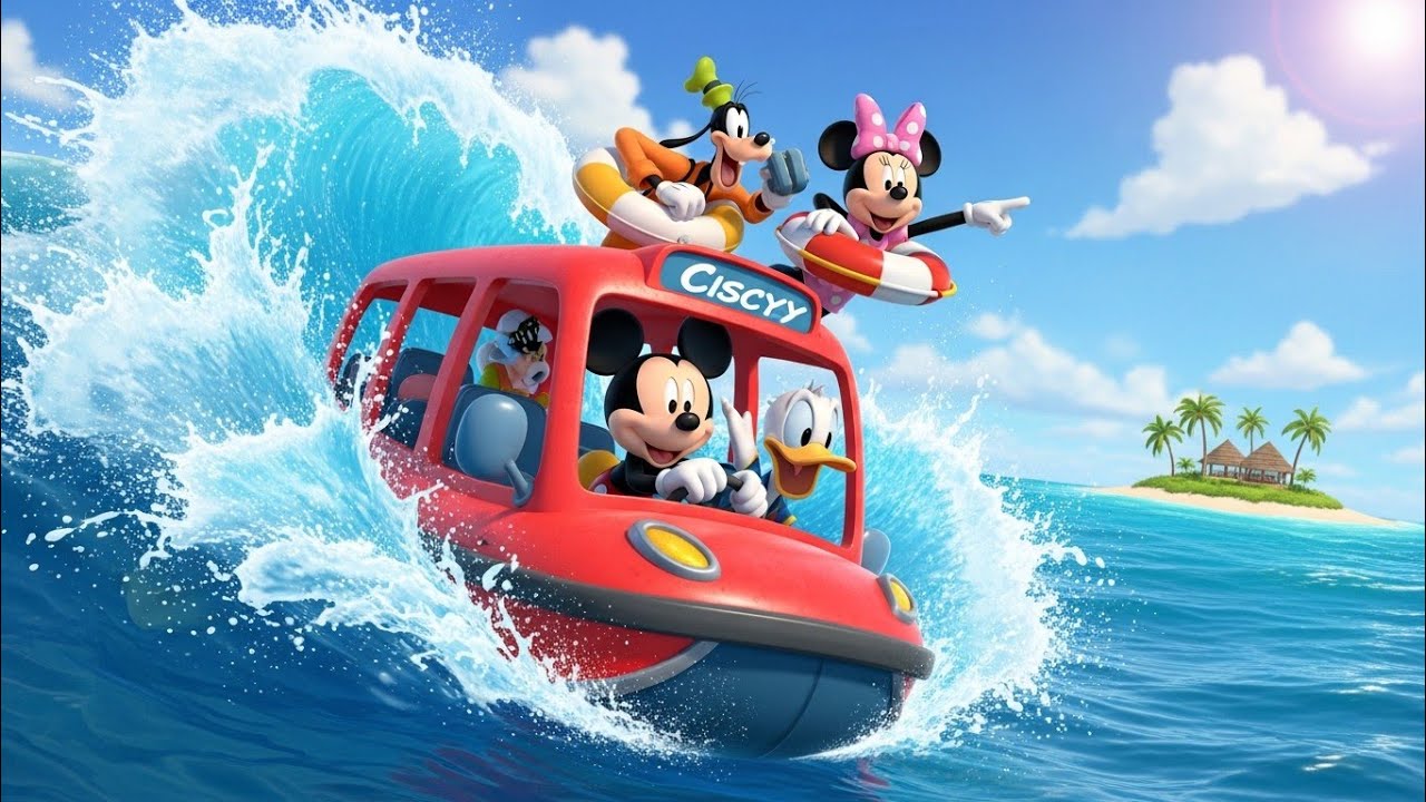 Mickey Mouse & Friends Water Bus Adventure 🌊🚤 | Epic Ocean Fun!