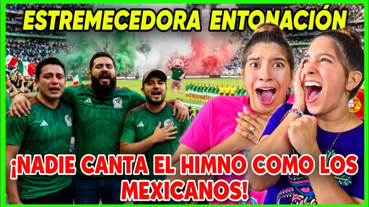 ​&iexcl;PIEL CHINITA🔥! Cubanas🇨🇺 en SHOCK😱 al O&Iacute;R a los MEXICANOS🇲🇽 CANTAR a TODO PULM&Oacute;N su HIMNO NACIONAL