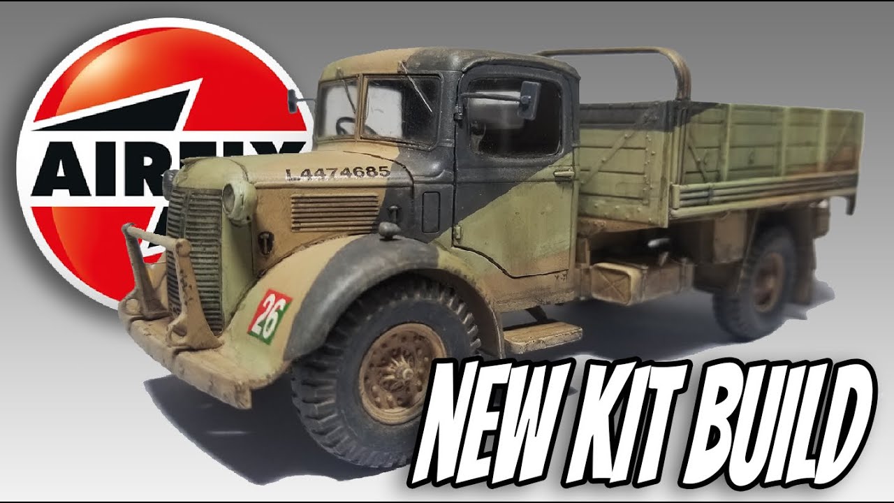 НОВЫЙ AIRFIX 1:35 Austin K30 Грузовик общего назначения. Полная сборка и обзор.