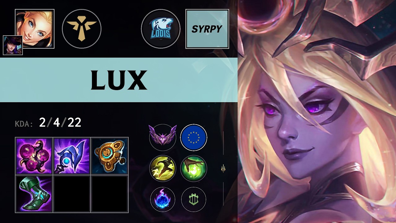 (LDS Syrpy) Lux Support vs Nami - EUW Master Patch 26.14