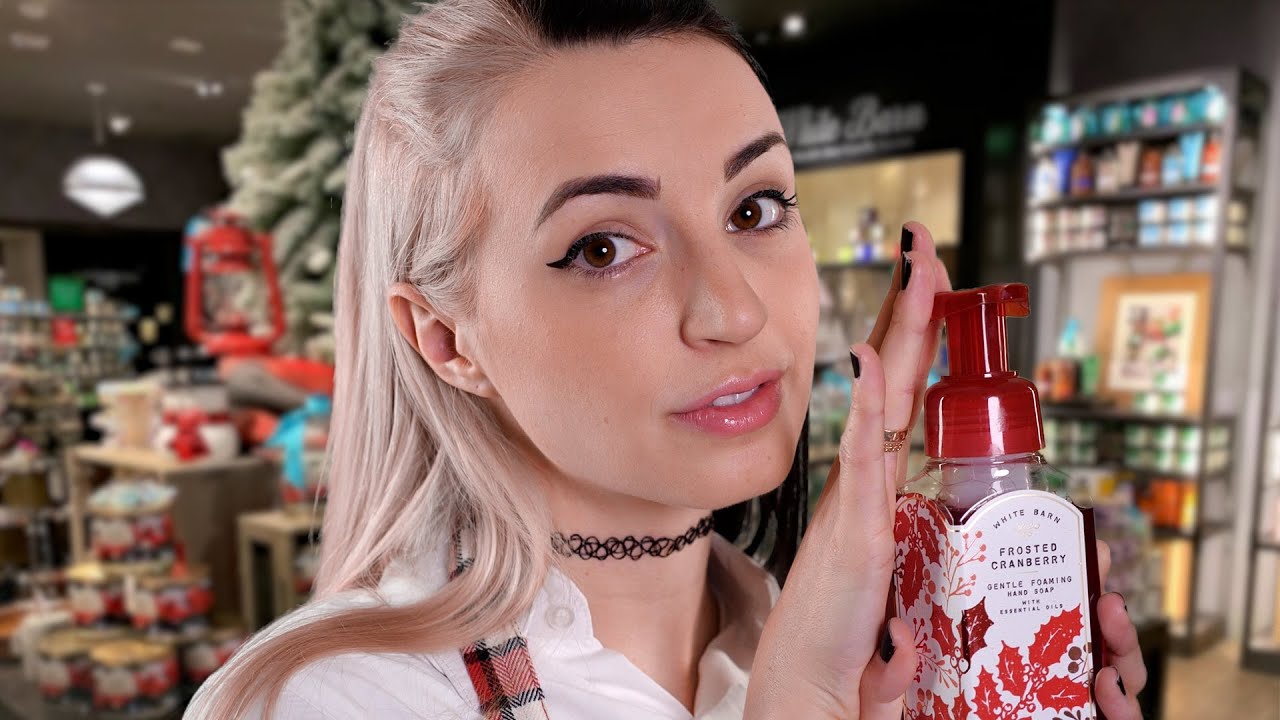 ASMR | Holiday Bath & Body Works Lady Helps You Impress Your In-Laws