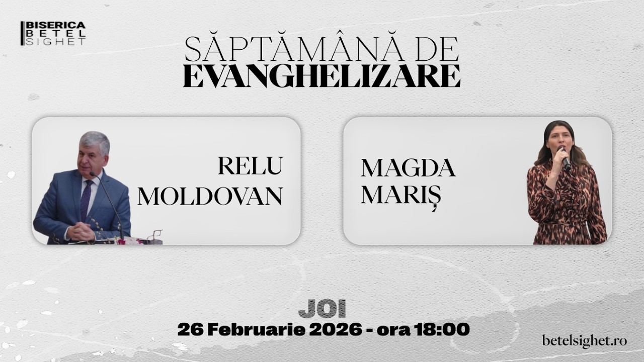 Seară de evanghelizare | Relu Moldovan & Magda Mariș | Joi Seara | 26.02.2026