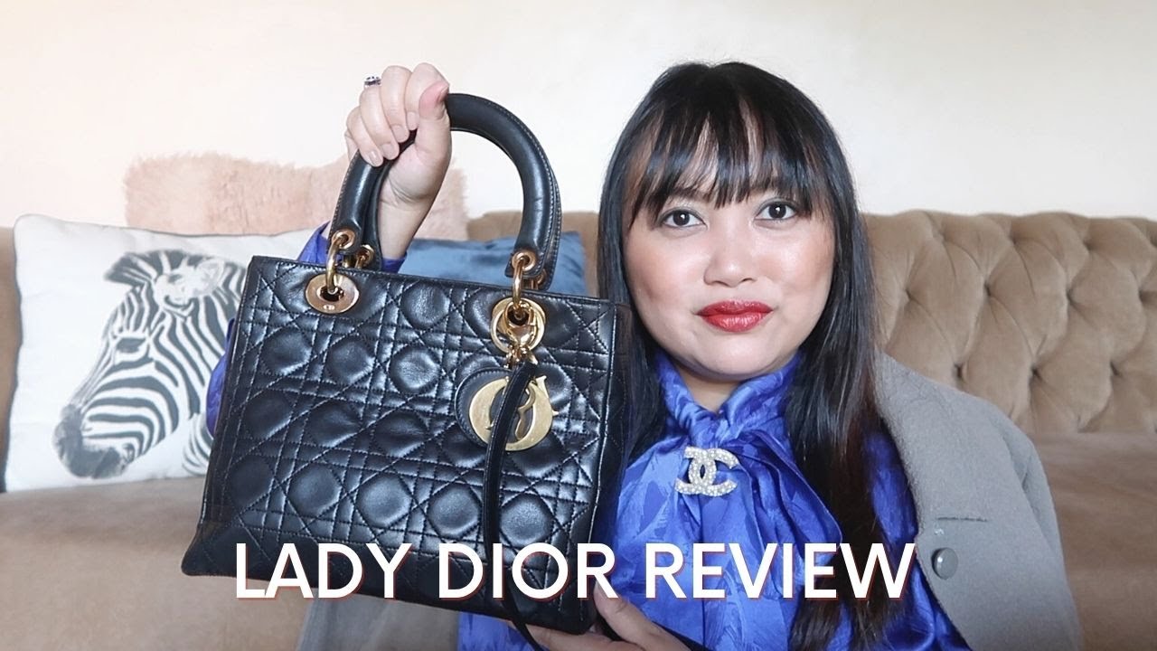 LADY DIOR BAG REVIEW (What Fits & Mod shots)