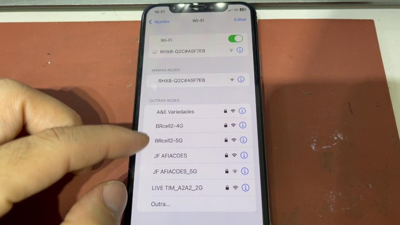 iPhone X sinal Wi Fi fraco