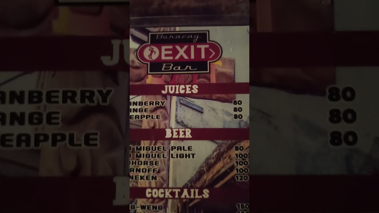 Exit Bar Boracay🇵🇭 