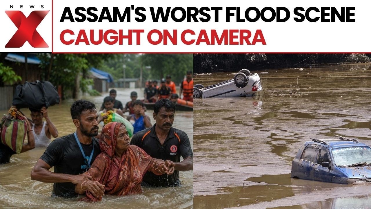 Assam Flood Fury: Kamalchapori Fights For Survival, 100+ Families Homeless Overnight | NewsX