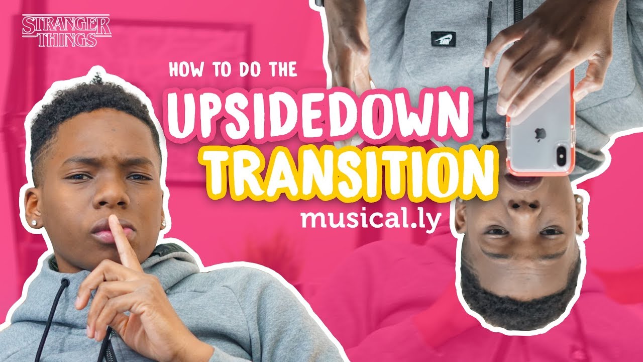 How to do the Upside Down Transition on Musical.ly! - EASIEST WAY!