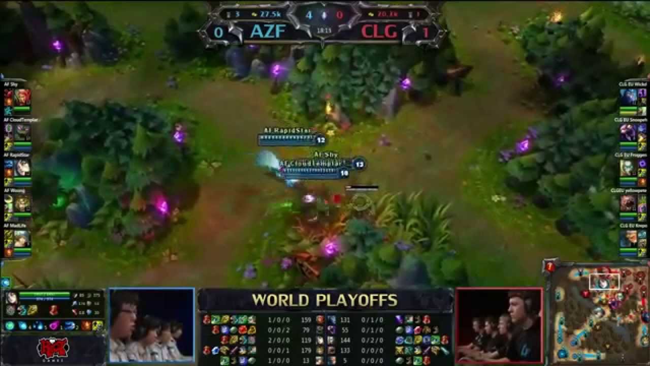 Azubu Frost vs. CLG EU - Game 2 - Semi Final - League of Legends World Championship 2012