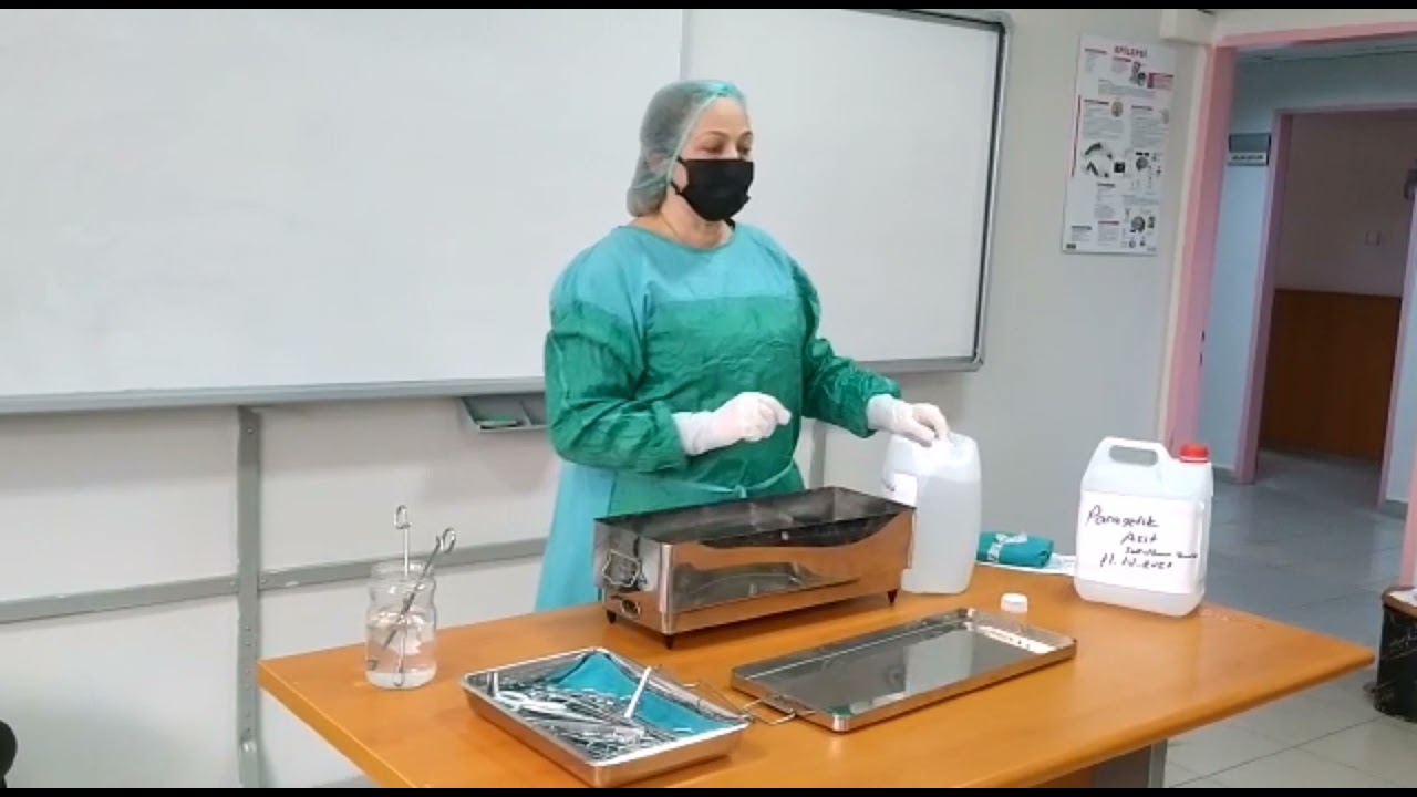 Fazilet &uuml;nl&uuml; Aseptik Uygulamalar (DEZENFEKSİYON HAZIRLAMA)