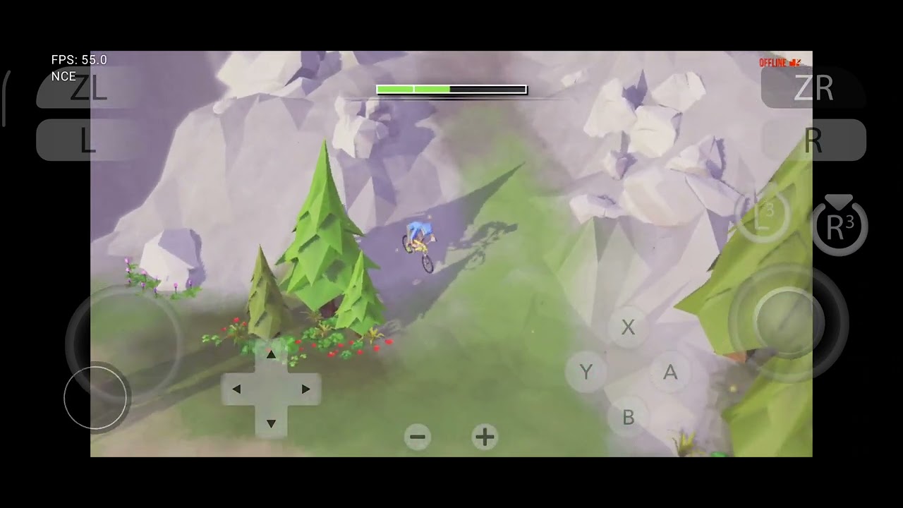 Lonely Mountains: Downhill (Gameplay) - Yuzu Android