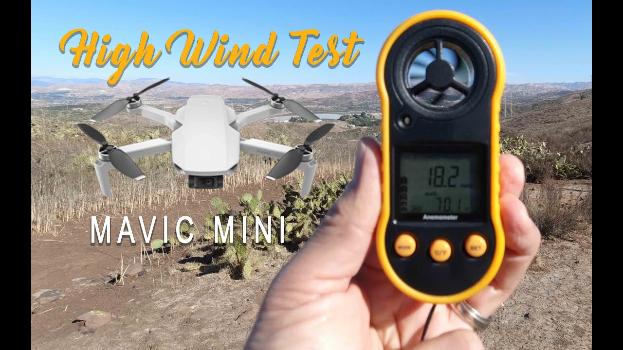 MAVIC Mini Wind Test - REAL TEST in High Winds - ALMOST LOST IT!