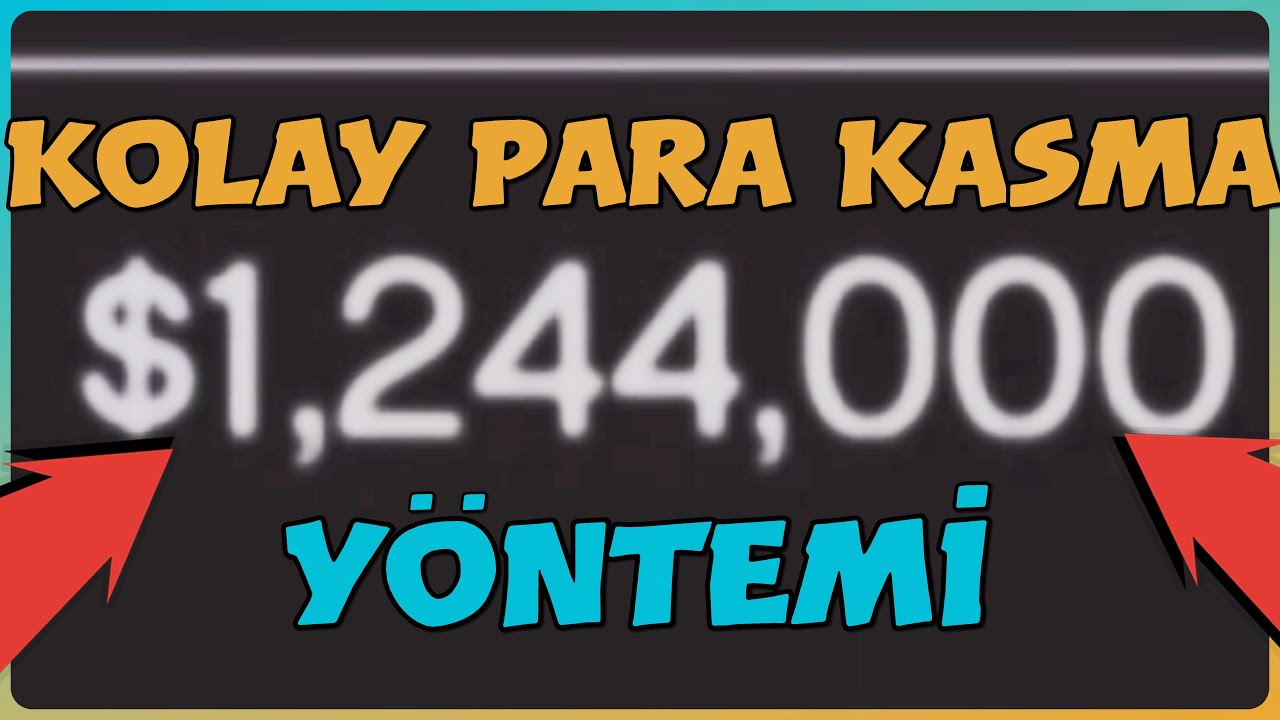 GTA ONLINE - YARIM SAATTE $1,244,000 PARA KASMA YÖNTEMİ