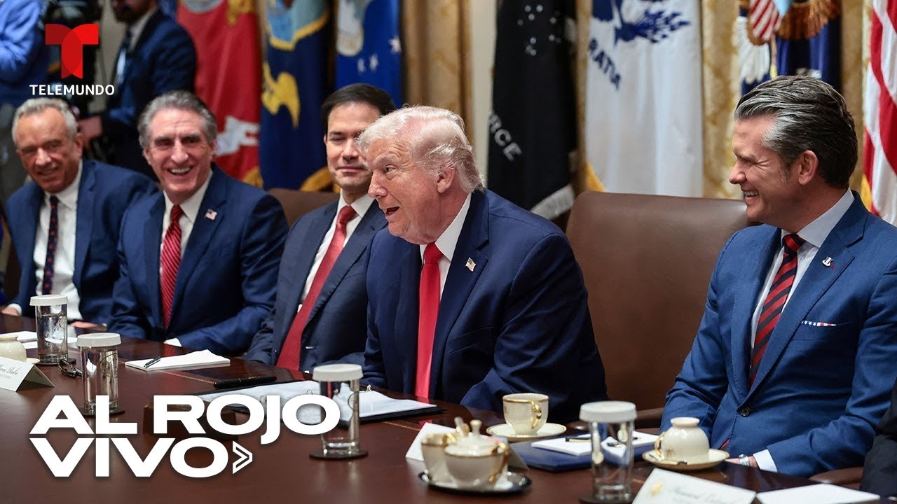 Trump se reúne con su Gabinete en la Casa Blanca (en inglés) | Al Rojo Vivo