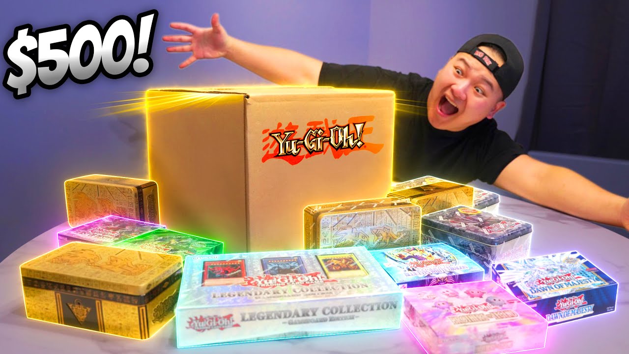 Unboxing A $500 Yu-Gi-Oh Holiday Mystery Box! Biggest Yu-Gi-Oh Card Opening Ever! (What's Inside?!)
