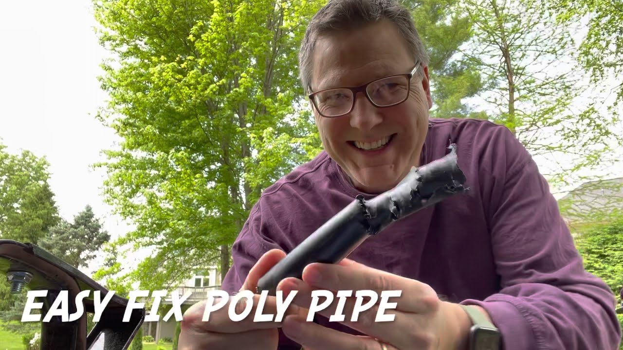 How To Repair Broken Irrigation Poly Pipe