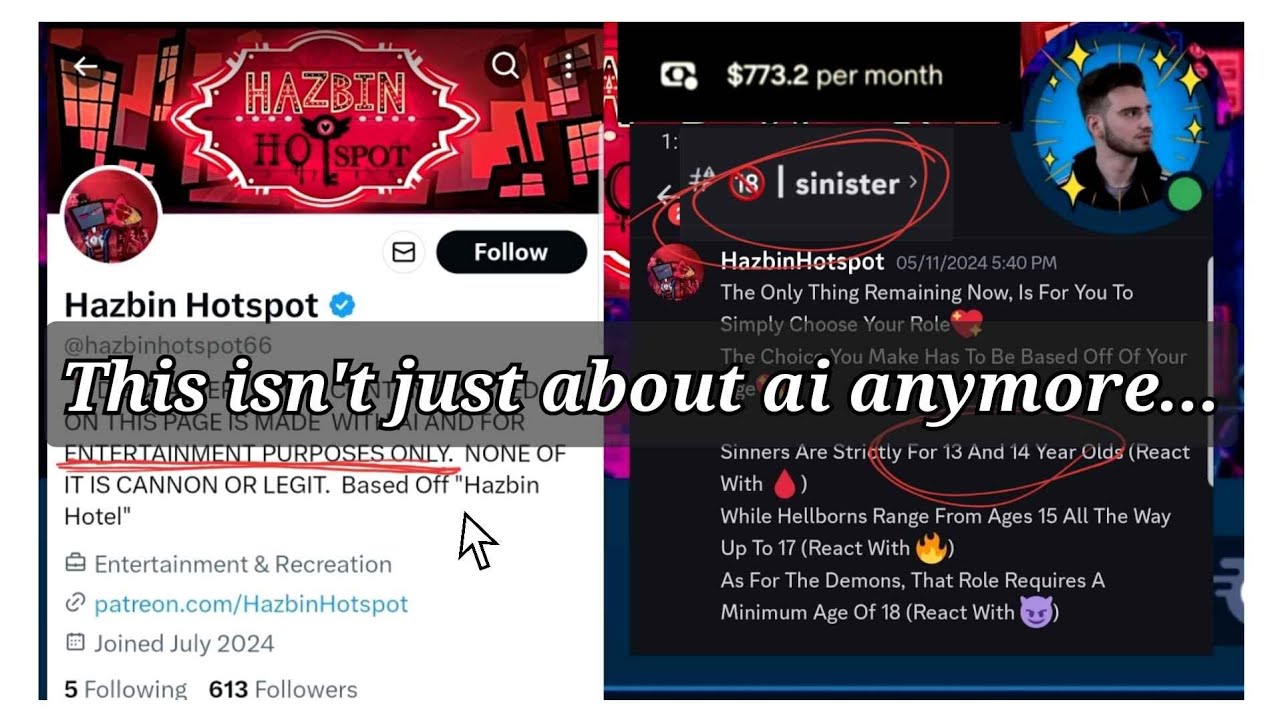 Hey, Hazbin Hotspot! Take a seat...| (The serious allegations, risks, etc) 22:25 min + Montage ft VA